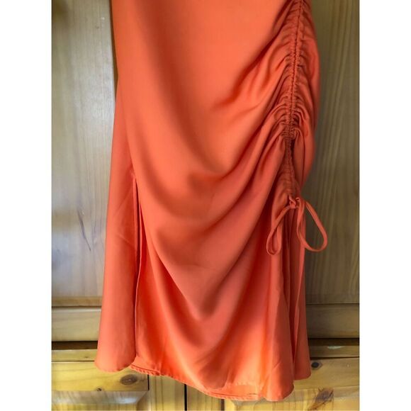 J.O.A Just One Answer New Orange Cocktail Dress Size S - Picture 5 of 12